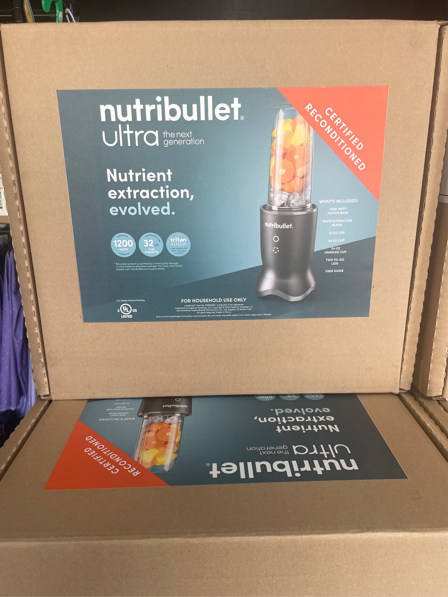 nutribullet Ultra Blender NB50500, 32 oz - Refurbished