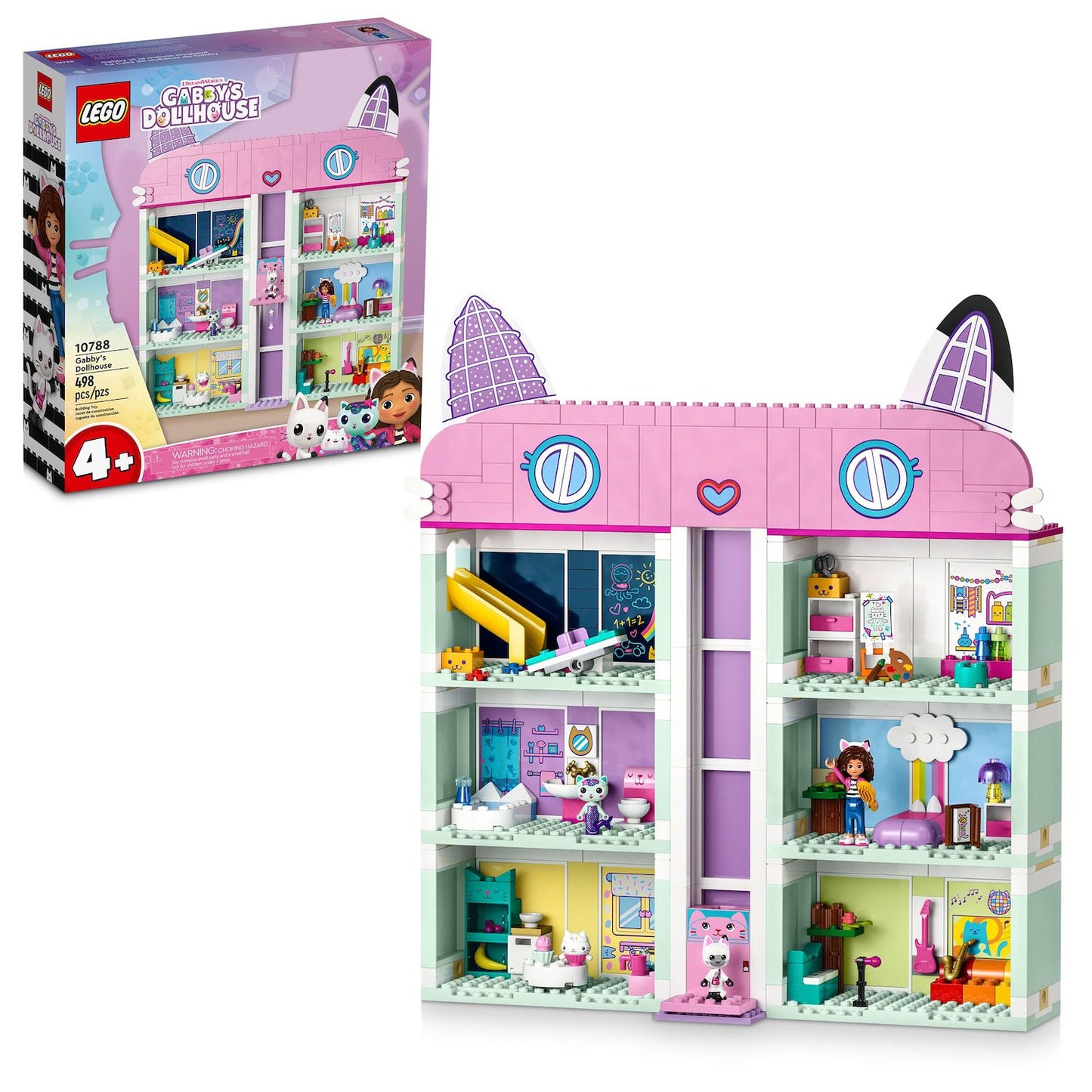 LEGO Gabby’s Dollhouse Set 10788 (498 pcs)