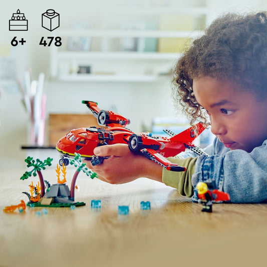 LEGO City Fire Rescue Plane Set 478 Pieces