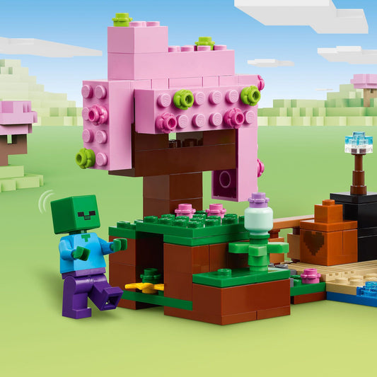 LEGO Minecraft Cherry Blossom Garden 21260 Set