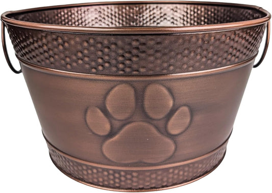 Metal Indestructible Dog Toy Bin -  Lead-Free