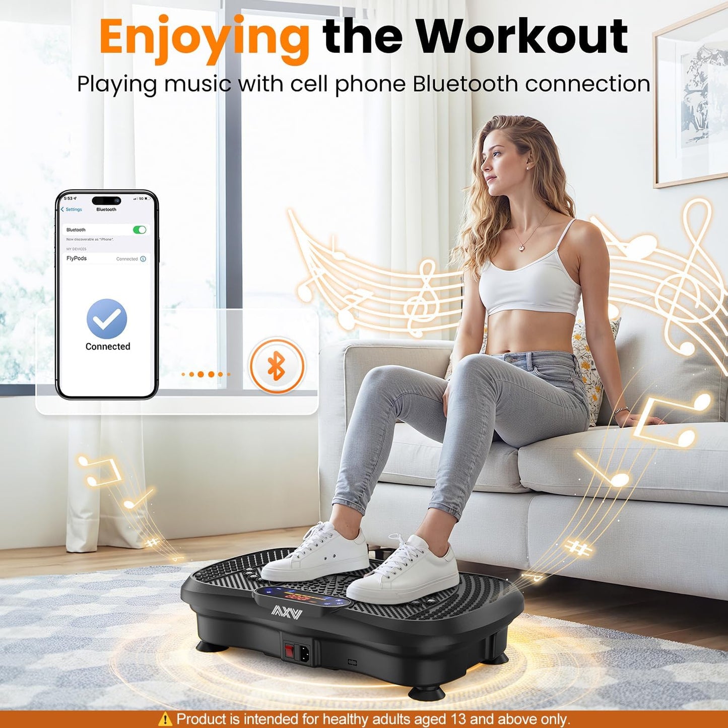 AXV Vibration Plate Fitness Platform Machine