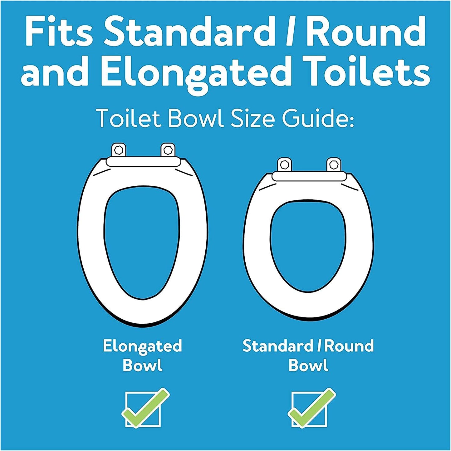 Carex E-Z Lock Raised Toilet Seat, 5 Riser - 32