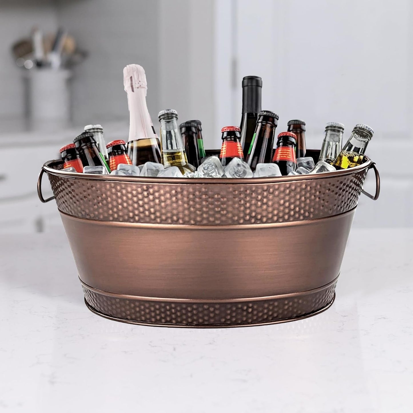 BREKX Galvanized Beverage Tub for Parties