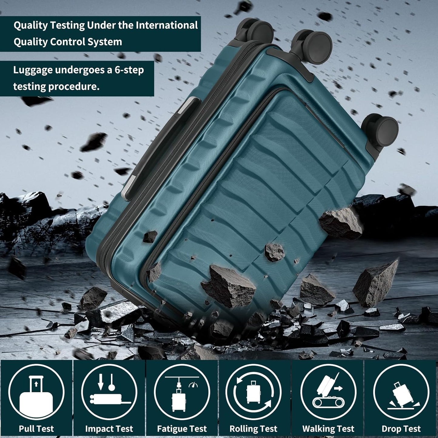 22×14×9 Airline Approved Expandable Luggage