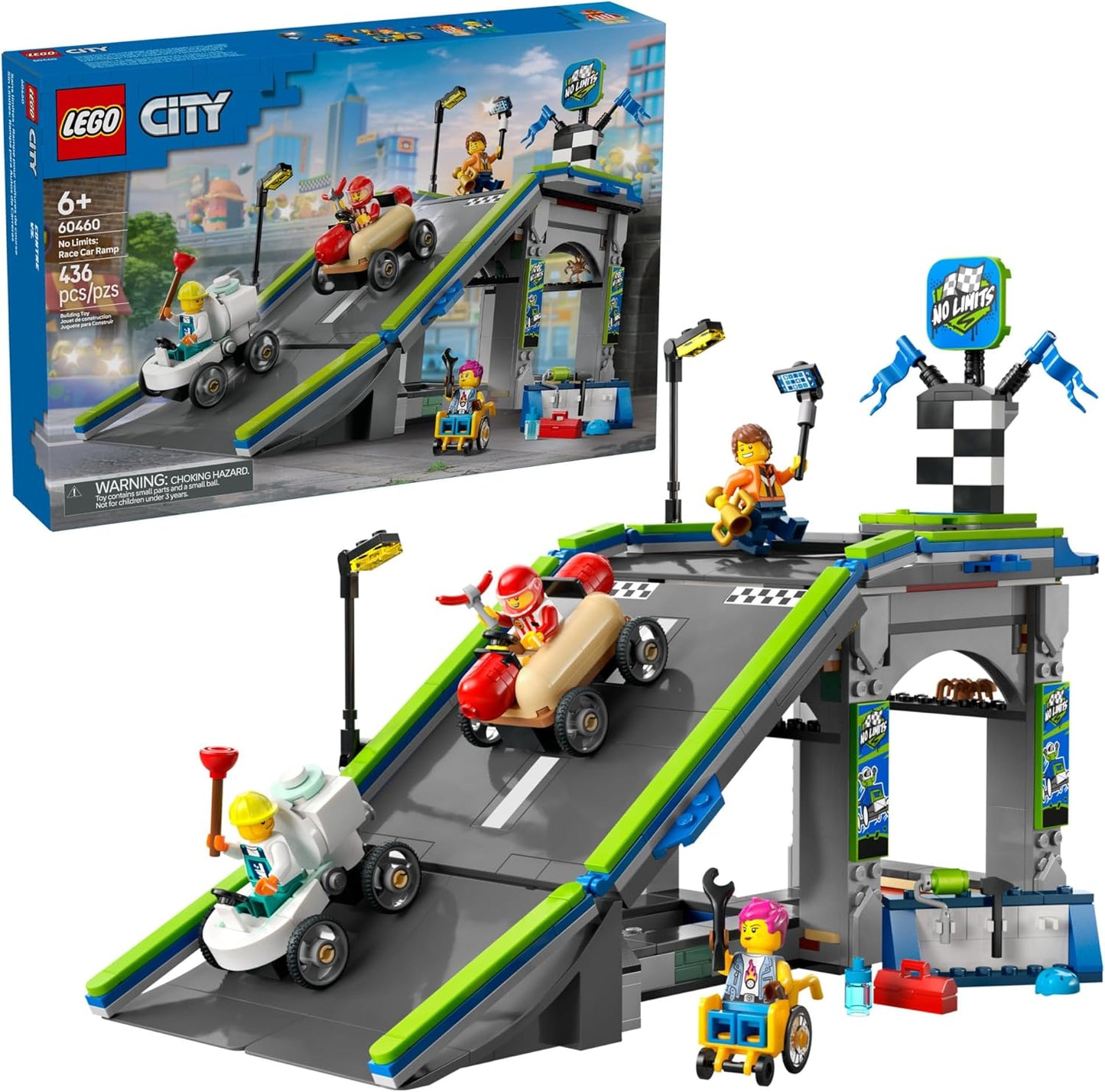 LEGO City No Limits Race Car Ramp Track 60460