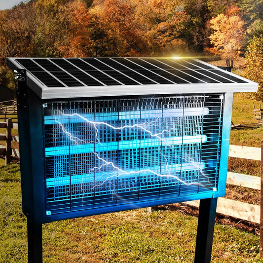Large Solar Bug Zapper Outdoor for 8000 sq.ft