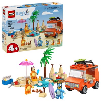 LEGO Bluey Beach & Family Car Trip Set 11202