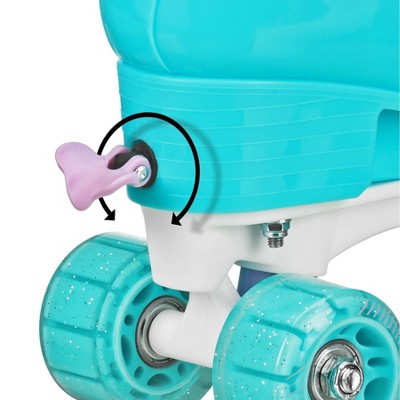 Kid's Adjustable Quad Skate, Mint (3-6)
