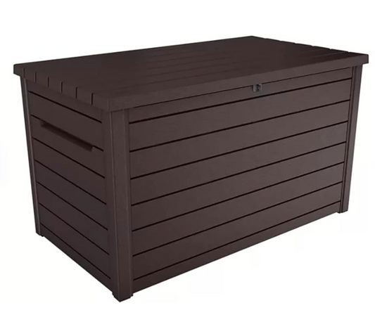 Keter XXL 230 Gallon Plastic Deck Storage Container Box Outdoor Patio Garden Furniture 870 Liters