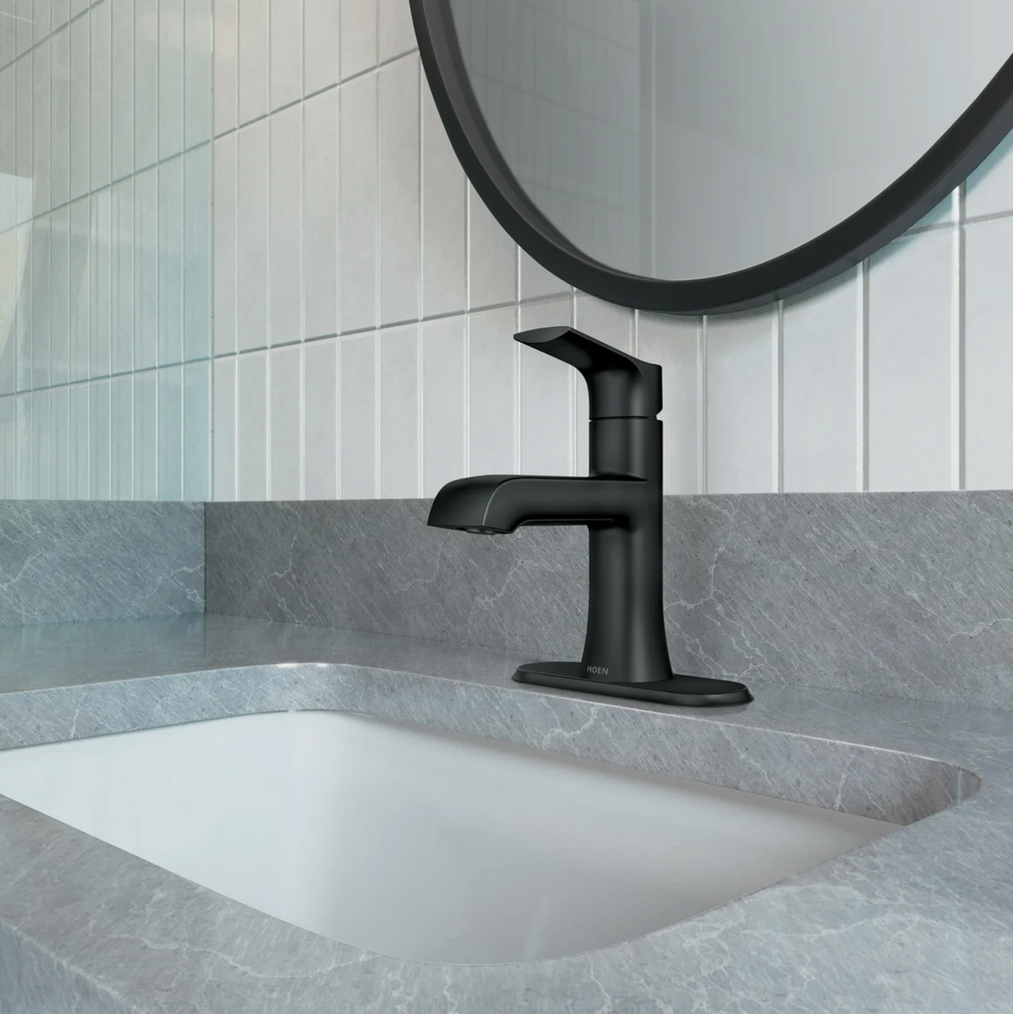 Moen Liso Single Hole Bathroom Faucet