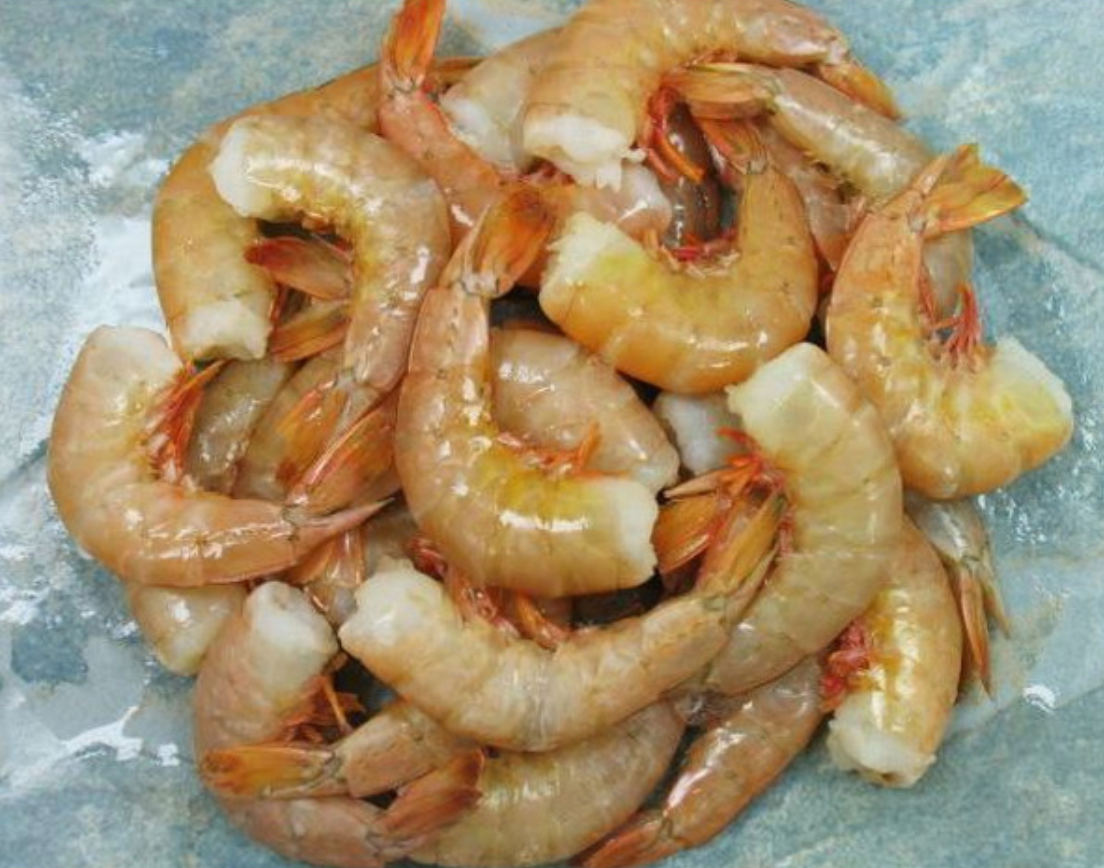 Shrimp 21/25 Shell on IQF, Brown - 5 lbs BAG