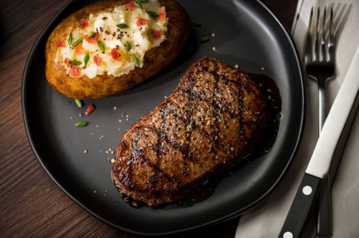 Steak Sirloin (Fat Added) - 6 Ounce