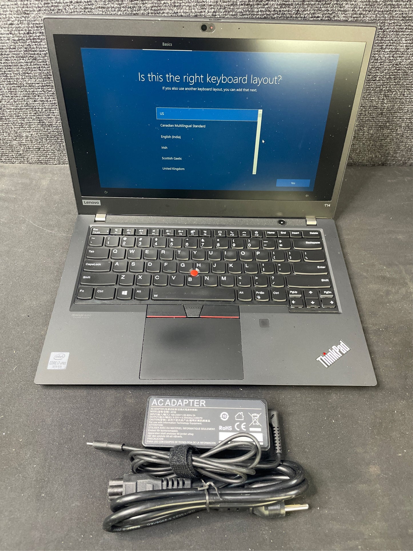 Lenovo Thinkpad T14 Gen 1, 14-Inch FHD
