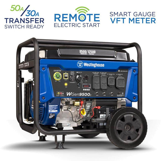 12,500/9,500W Gas Generator with Remote Start